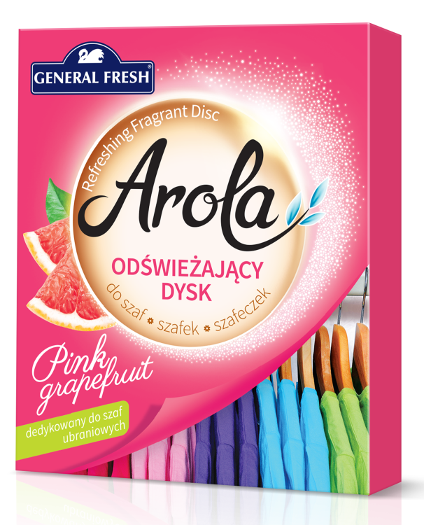 Arola odświeżający dysk do szafy Pink Grapefrut