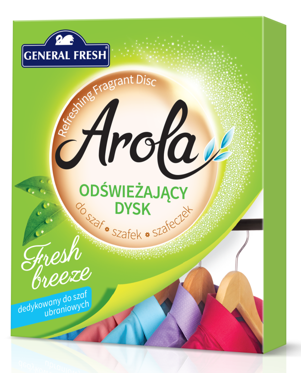 Arola odświeżający dysk do szafy Fresh Breeze