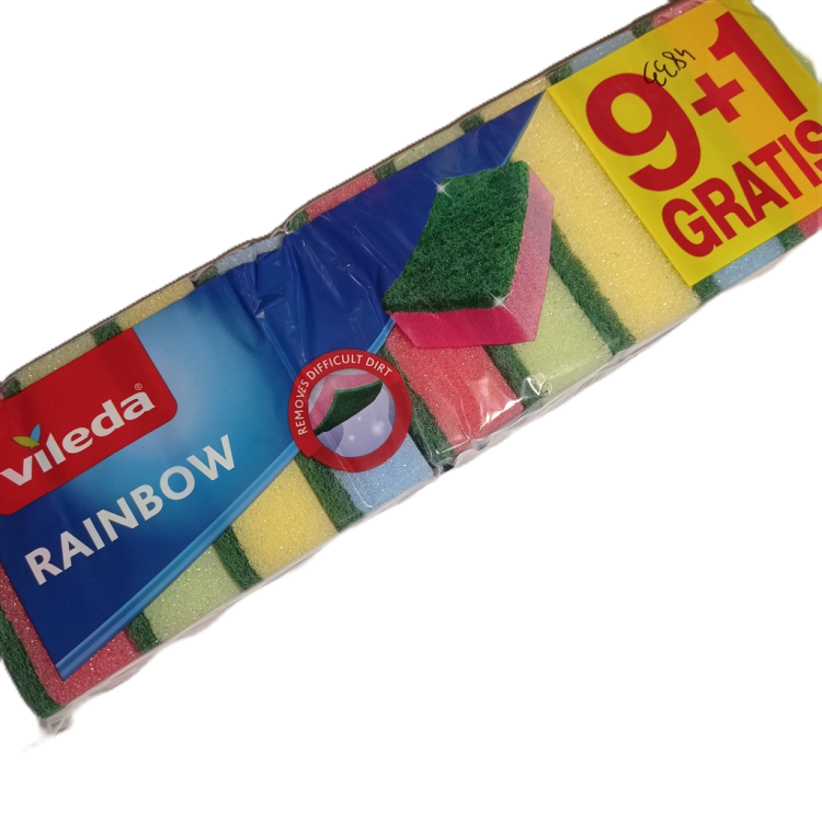Zmywaki Rainbow 10 szt. Vileda