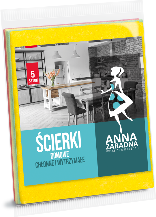 Ścierki domowe Anna Zaradna 5szt