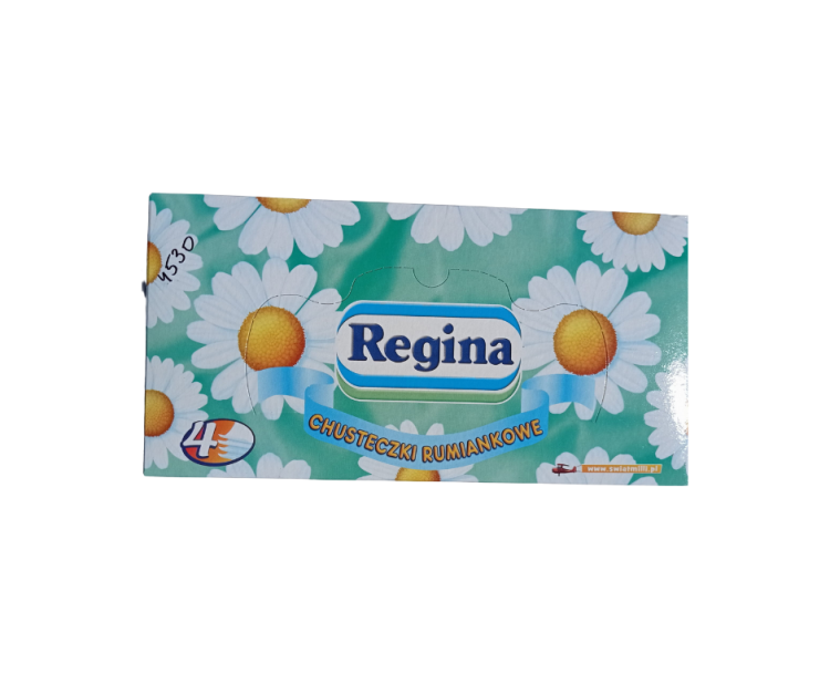 Chusteczki kosmetyczne Regina 4 warstwowe rumiankowe 96 sztuk