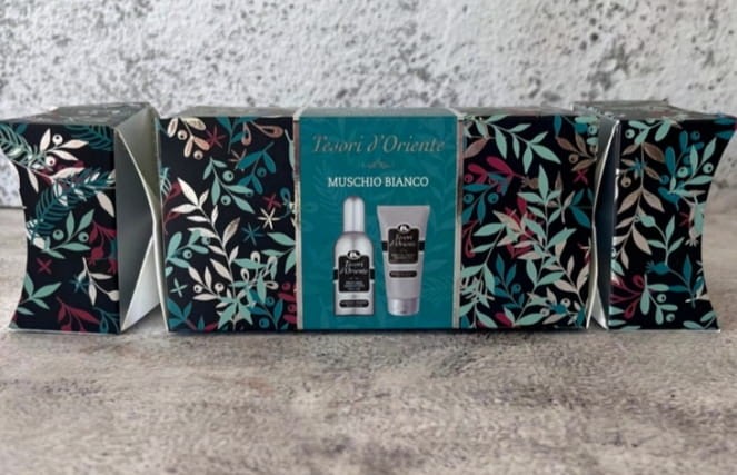 Tesori d'Oriente  Muschio Bianco: Perfumy 100ml + Żel pod Prysznic 75ml