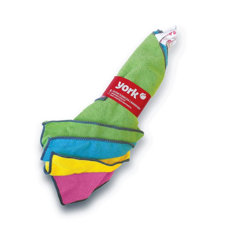 Zestaw ścierek z mikrofibry 4 sztuki York