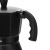 Kawiarka aluminiowa 150ml na 3 filiżanki czarna rączka