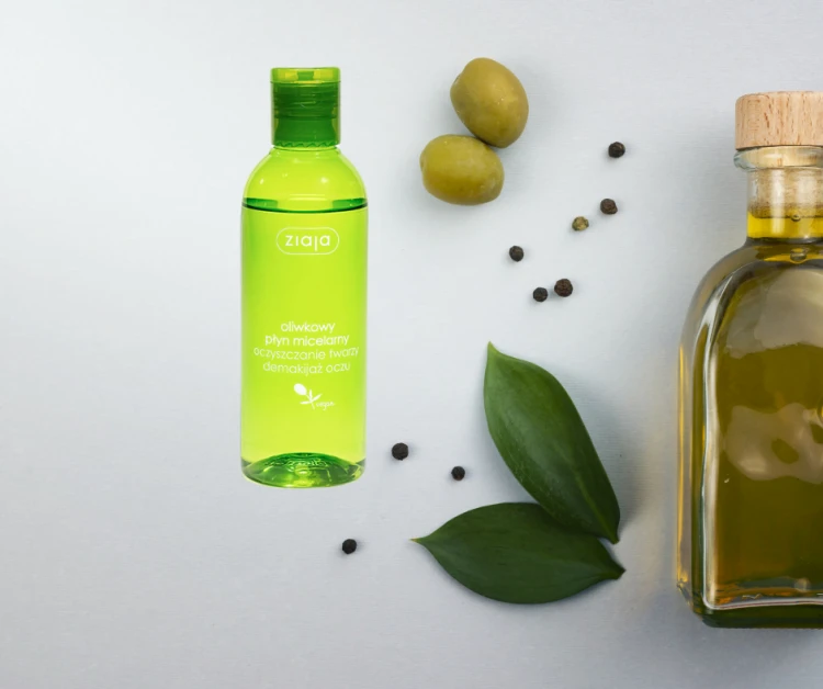 Oliwkowy płyn micelarny oczyszczanie twarzy, demakijaż oczu 200ml