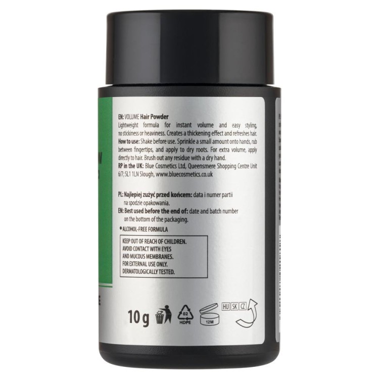Puder do włosów nadający objętość 10g tył opakowania