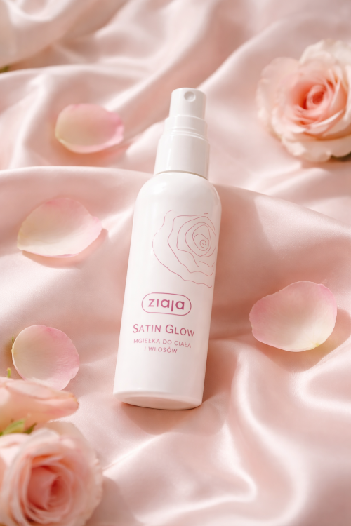 Ziaja Satin Glow mgiełka do ciała 90ml satynowe marzenie