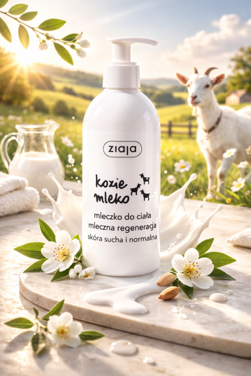 Ziaja mleczko do ciała kozie mleko 400ml w kontakcie z naturą