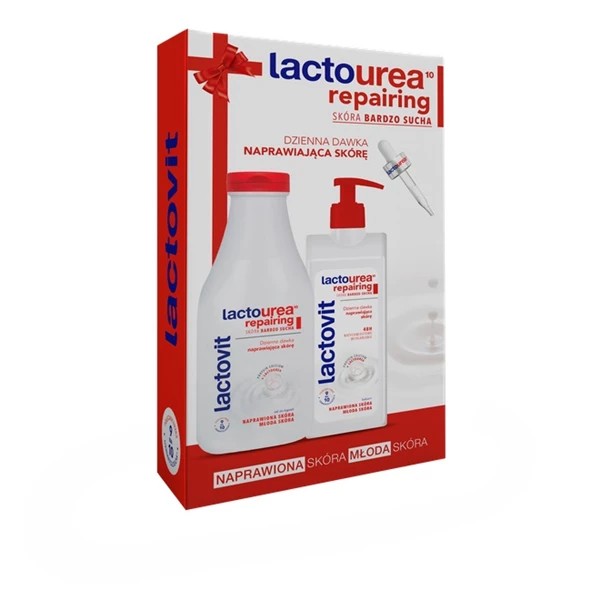 Lactourea Repairing zestaw: balsam do ciała + żel do kąpieI