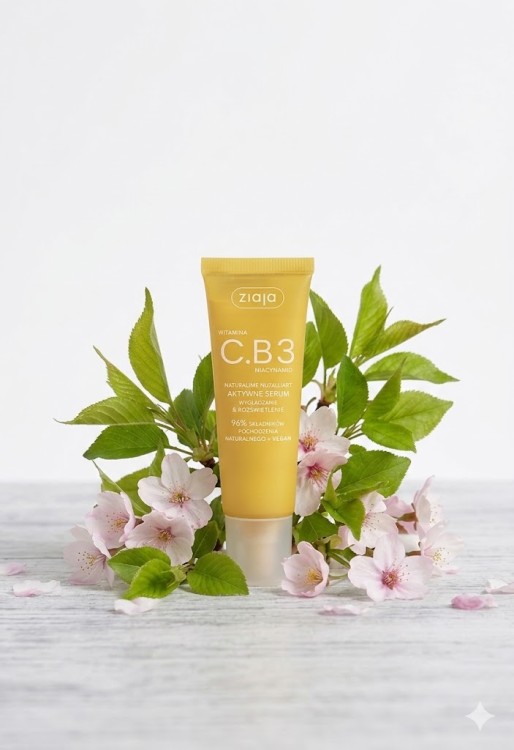 Witamina C.B3 aktywne serum 30ml w wiosennym klimacie