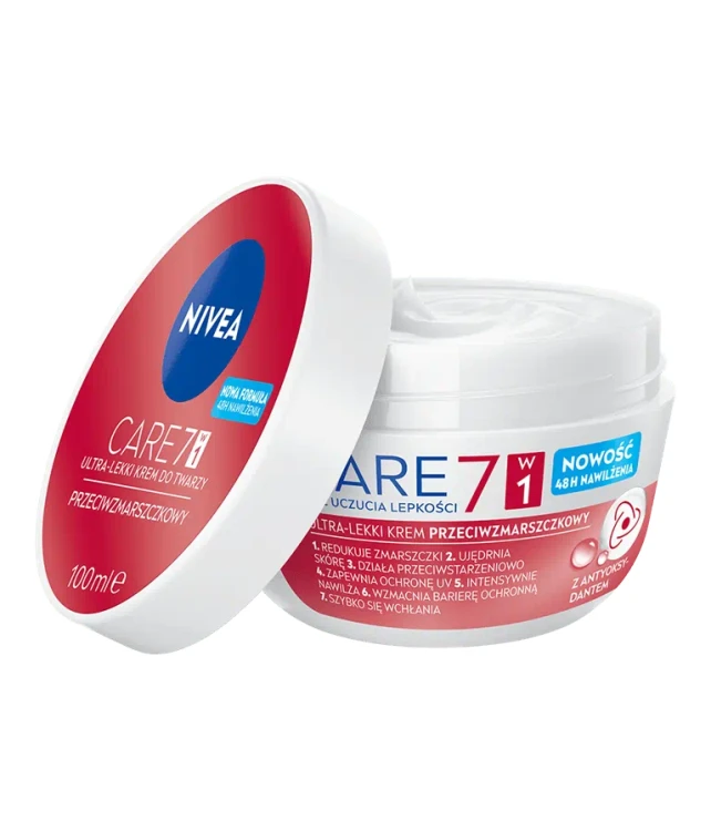 Nivea Care 7 ultralekki krem przeciwzmarszczkowy 100ml