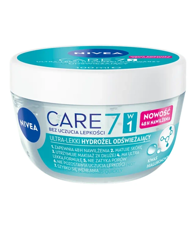 Nivea Care 7 ultralekki hydrożel odświeżający 100ml