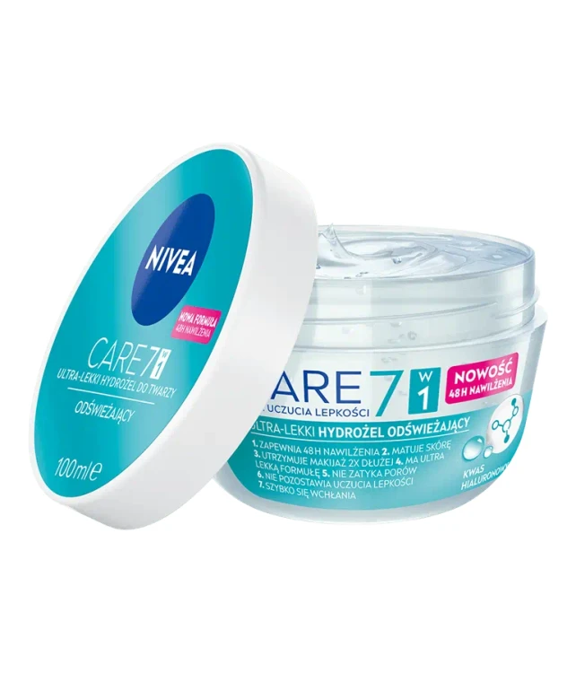 Nivea Care 7 ultralekki hydrożel odświeżający 100ml