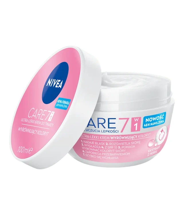Nivea Care 7 ultralekki krem wyrównujący koloryt 100ml