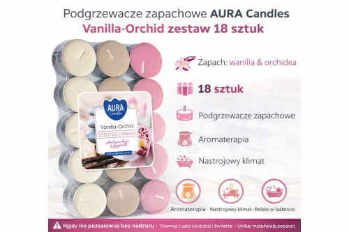 Podgrzewacz zapachowy Bispol p15-30-184 wanilia-orchidea