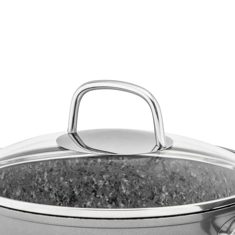 Valdinox Grand Garnek na indukcję z pokrywką 24cm 4 l  pokrywa
