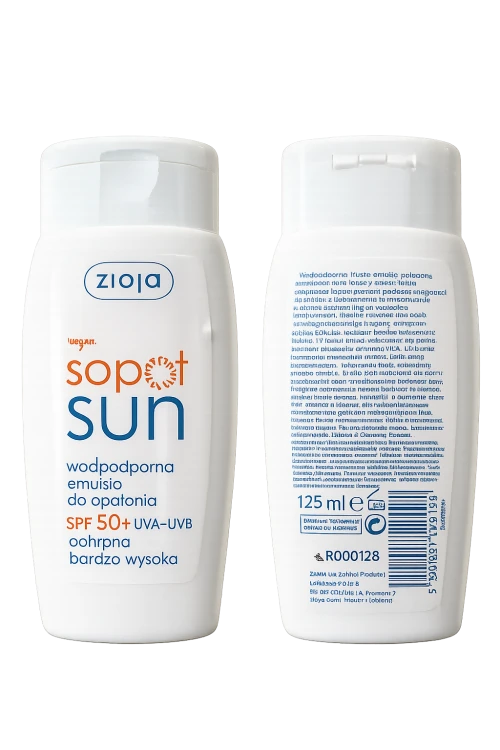 Ziaja Sopot Sun wodoodporna emulsja do opalania SPF50