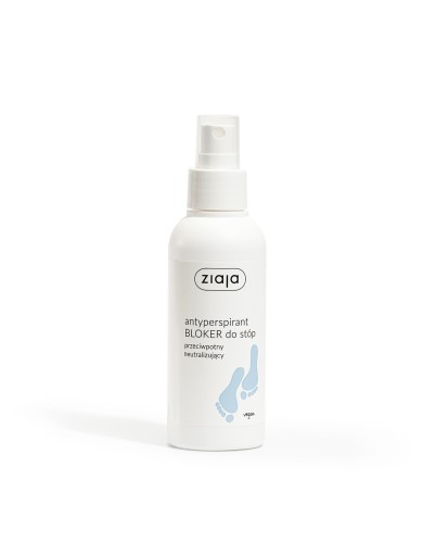 Ziaja Antyperspirant Bloker do Stóp – przeciwpotny i neutralizujący zapach 100 ml