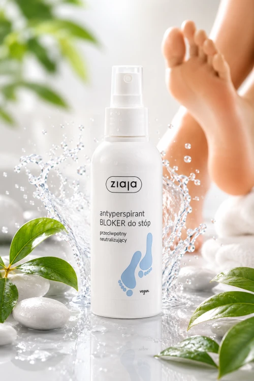 Ziaja Antyperspirant Bloker do Stóp. Przeciwpotny • Neutralizujący