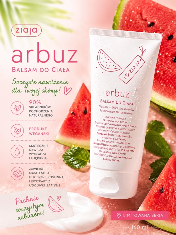 Ziaja Arbuz balsam do ciała 160ml