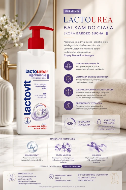 Lactovit Lactourea FIRMING – Balsam do ciała ujędrniający 400 ml