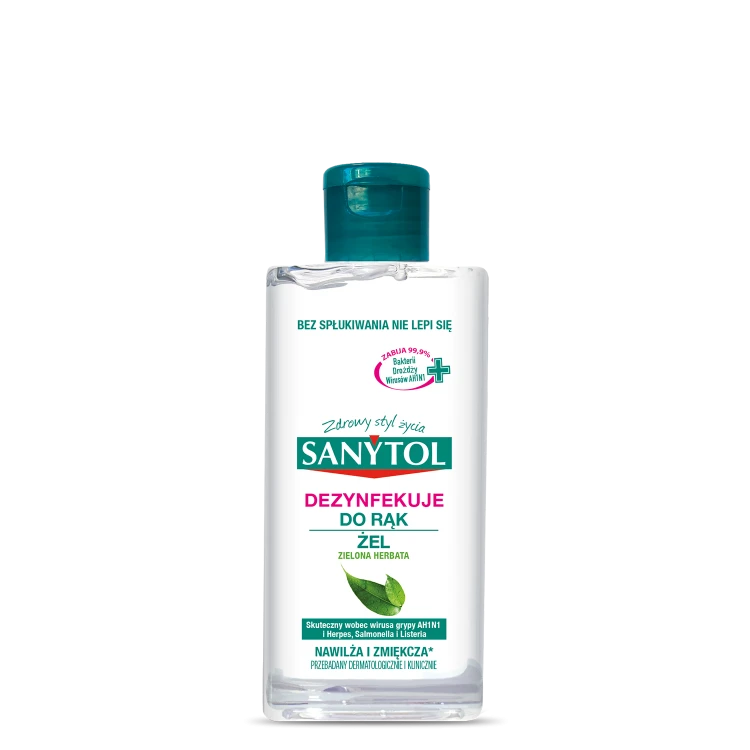 Sanytol Żel dezynfekujący do rąk Zielona Herbata 75 ml