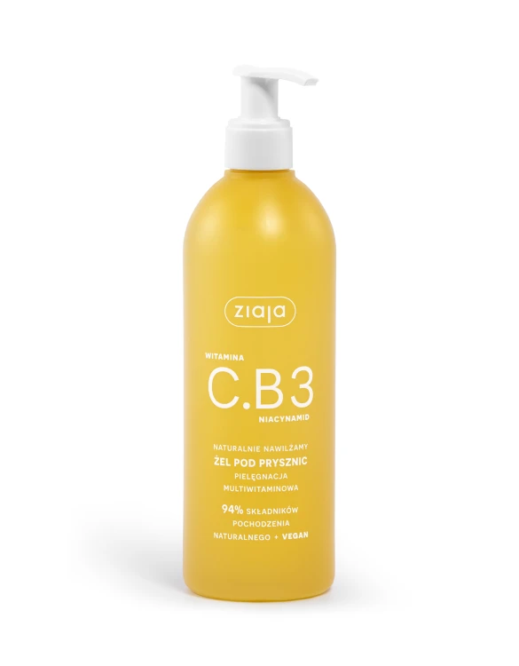 Ziaja Witamina C.B3 (Niacynamid) – Żel pod prysznic 500 ml