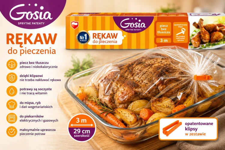 Rękaw do pieczenia Gosia 3 m szczegóły produktu