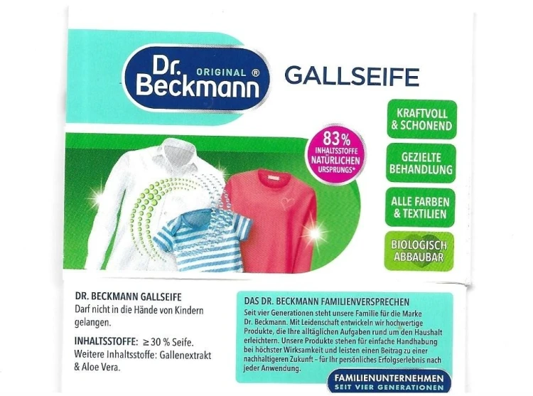 Dr. Beckmann Mydełko Galasowe Odplamiające 100 g