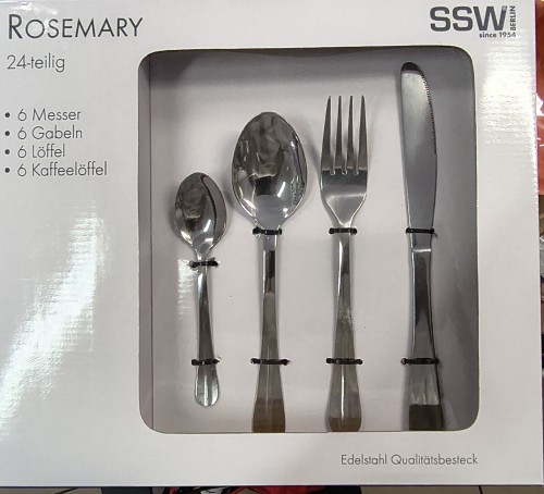 Sztućce 24 elementy Rosemary 912038 – SSW