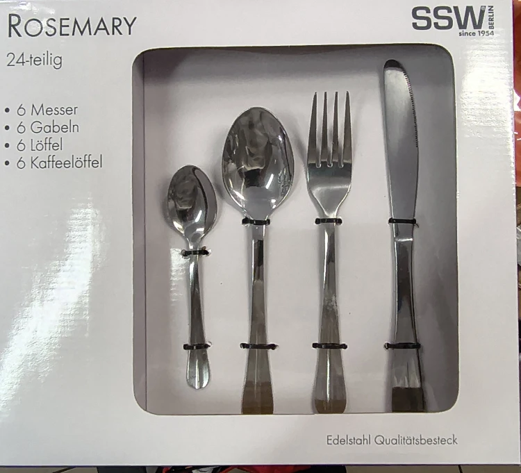 Sztućce 24 elementy Rosemary 912038 – SSW