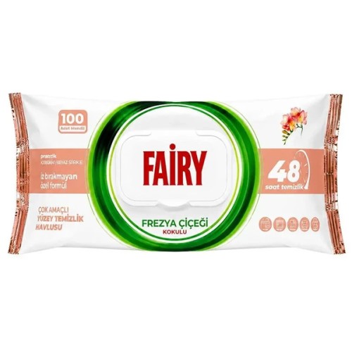 Fairy Chusteczki Nawilżane do Sprzątania Frezja 100 szt