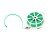 VERTO Drut ogrodowy powlekany PVC 1,5 mm x 50 m z obcinaczem