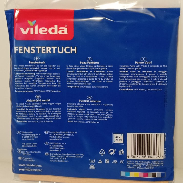 Vileda ścierka okienna Fenstertuch
