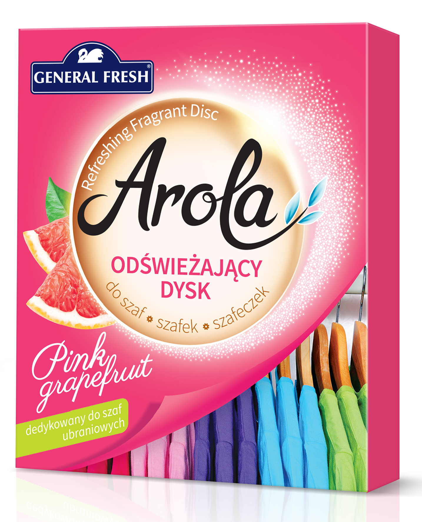 Arola odświeżający dysk do szafy Pink Grapefrut
