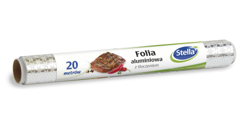 folia aluminiowa z tłoczeniem 20m Stella