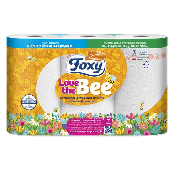 Ręcznik Foxy Love the BEE 3 sztuki