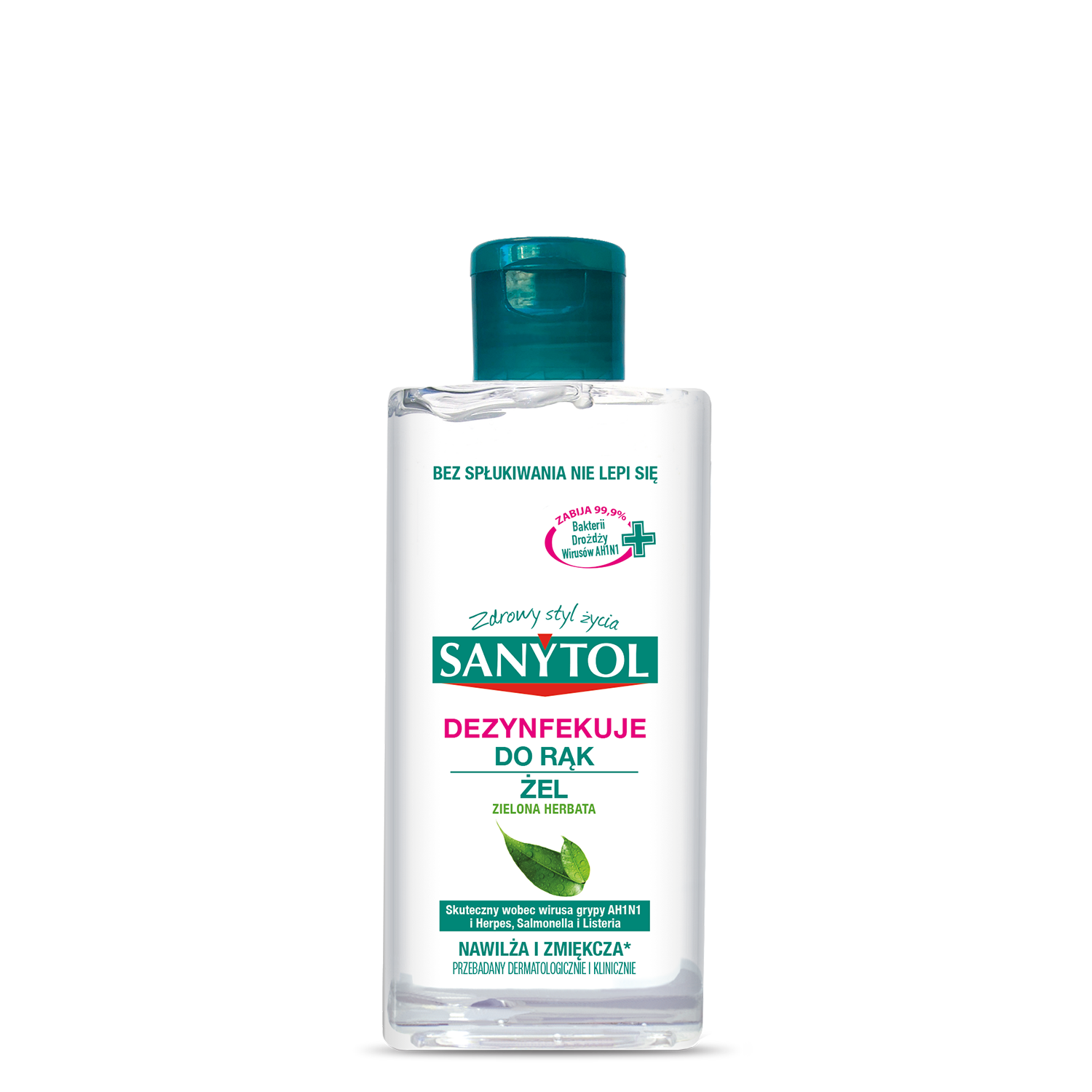 Sanytol Żel dezynfekujący do rąk Zielona Herbata 75 ml