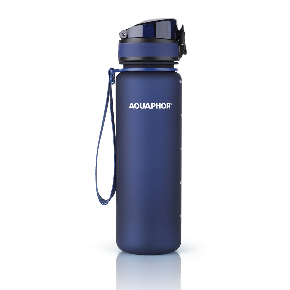 Butelka filtrująca Aquaphor City 0,5 l – niebieska